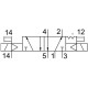 Распределитель с электромагнитным управлением Festo VUVB-ST12-B52-ZD-QX-1T1