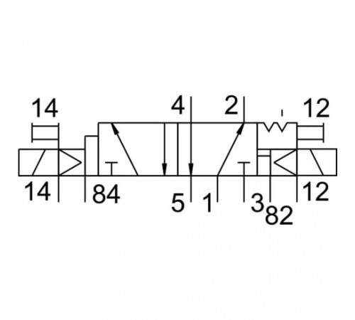 Распределитель с электромагнитным управлением Festo JMFDH-5-1/8-EX
