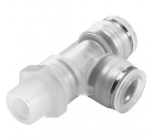 Тройник переходной резьбовой Festo NPQP-LQ-R18-Q8-FD