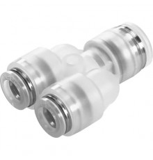 Тройник цанговый переходной Festo NPQP-Y-Q10-Q8-FD-P10