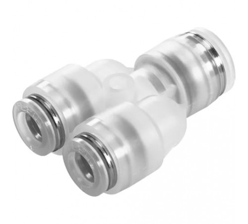 Тройник цанговый переходной Festo NPQP-Y-Q10-Q8-FD-P10