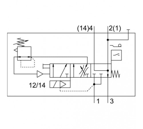 Клапан плавного пуска Festo VABF-S6-1-P5A4-N12-4-1-N