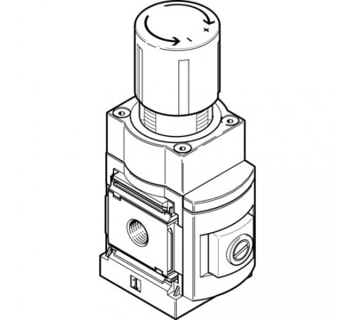 Регулятор давления прецизионный Festo MS6-LRP-1/2-D2-A8