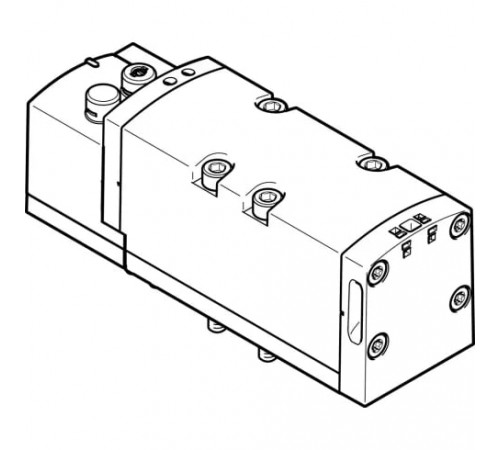 Распределитель с электромагнитным управлением Festo VSVA-B-M52-MZD-D2-2AT1L