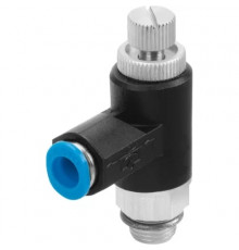 Дроссель с обратным клапаном Festo GRLA-3/8-QS-6-RS-B