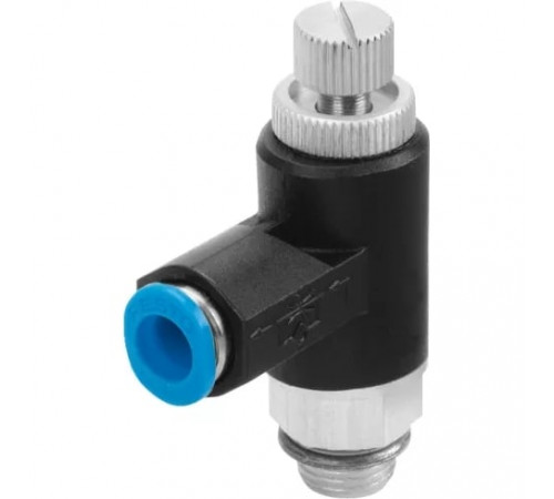 Дроссель с обратным клапаном Festo GRLA-1/4-QS-6-RS-B