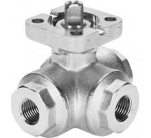 Шаровой кран Festo VZBA-1/4-GGG-63-32T-F0304-V4V4T Ру63 Ду8 (PN63 DN8)