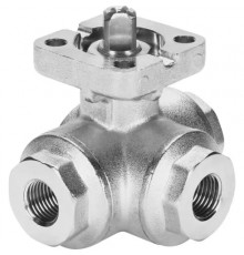 Шаровой кран Festo VZBA-1-GGG-63-32L-F0405-V4V4T Ру63 Ду25 (PN63 DN25)