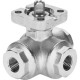 Шаровой кран Festo VZBA-1/2-GGG-63-32L-F0304-V4V4T Ру63 Ду15 (PN63 DN15)