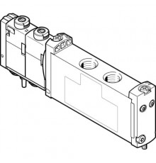 Распределитель с электромагнитным управлением Festo VUVG-S14-T32C-AZT-G18-1T1L