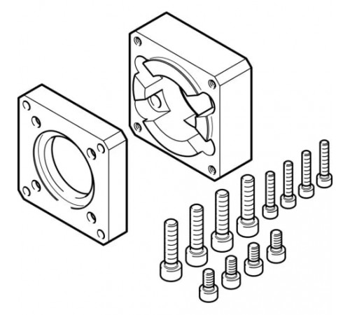 Фланец электродвигателя Festo EAMF-A-38D-60G/H