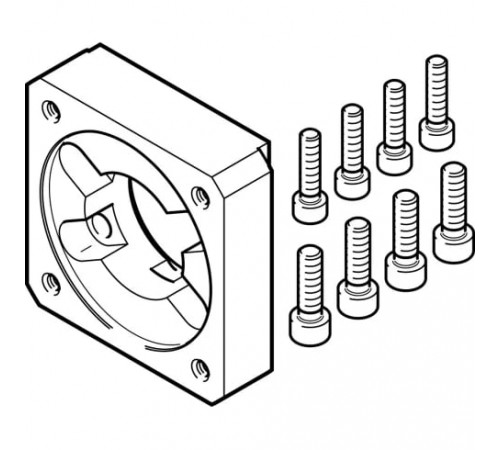 Фланец электродвигателя Festo EAMF-A-80A-140A