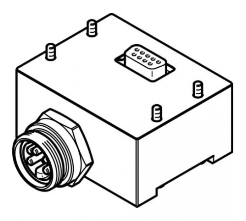 Плита для блочного монтажа Festo CPX-AB-1-7/8-DN
