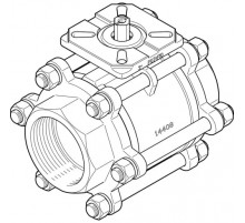 Шаровой кран Festo VZBA-3-GG-63-T-22-F0710-V4V4T Ру63 Ду80 (PN63 DN80)