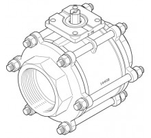 Шаровой кран Festo VZBA-4-GG-63-T-22-F10-V4V4T Ру63 Ду100 (PN63 DN100)