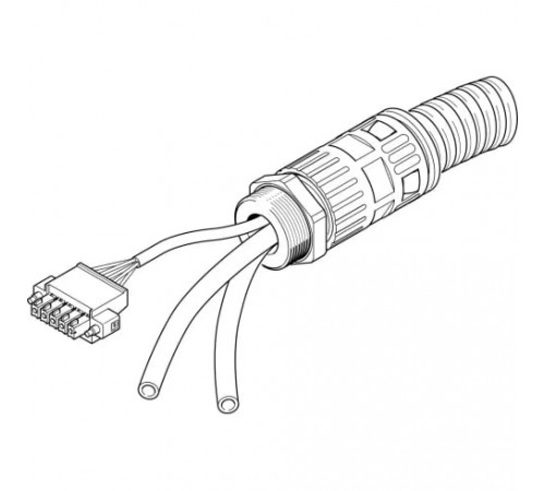 Соединительный кабель Festo NHSB-A1-5-BLG5-LE5-PU8-2XBB