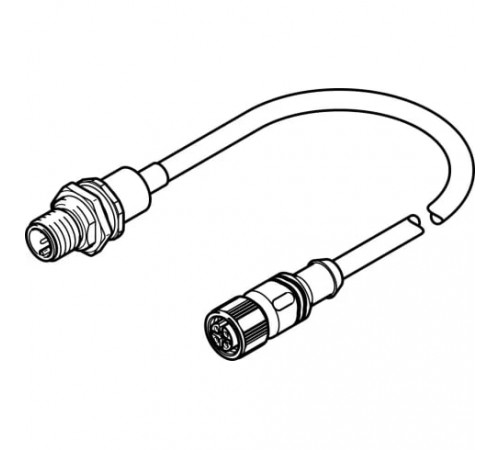 Кабель электродвигателя Festo NEBM-M12G4-RS-1.94-N-M12G4H