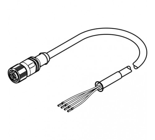 Кабель электродвигателя Festo NEBM-M12G4-RS-15-N-LE4