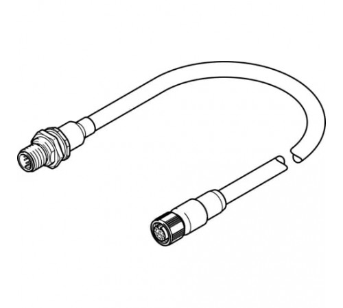 Кабель кодирующего устройства Festo NEBM-M12G12-RS-1.94-N-M12G12H