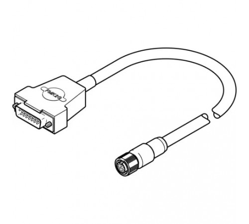 Кабель кодирующего устройства Festo NEBM-M12G12-RS-15-N-S1G15