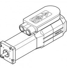 Серводвигатель Festo EMMS-AS-40-S-LS-TM
