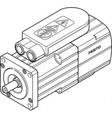 Серводвигатель Festo EMMS-AS-55-S-LS-TS-S1