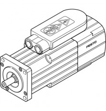 Серводвигатель Festo EMMS-AS-55-MK-HS-TM