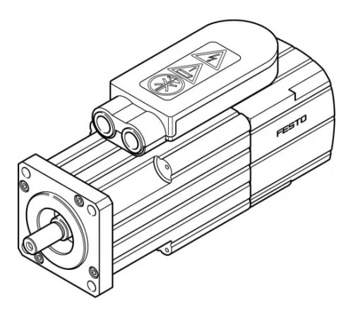 Серводвигатель Festo EMMS-AS-55-MK-HS-TM