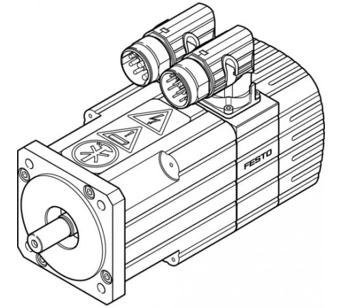 Серводвигатель Festo EMMS-AS-70-SK-LS-RR