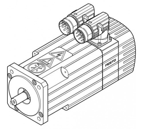 Серводвигатель Festo EMMS-AS-70-MK-LS-RR-S1