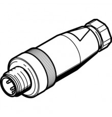 Штекер Festo NECU-S-M12G4-P1-IS