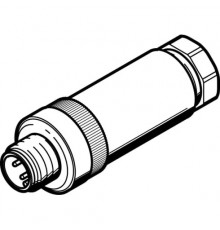 Штекер Festo NECU-S-M12G4-P2-IS