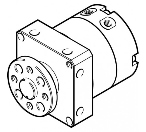 Неполноповоротный привод Festo DSM-T-8-180-P-FW