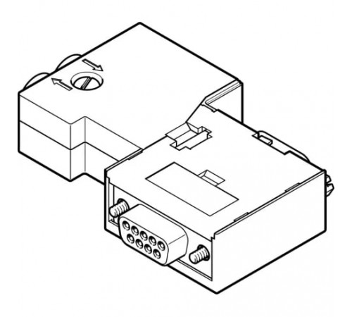 Штекер Festo NECU-S1W9-C2-ACO