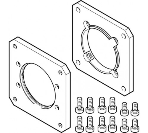 Фланец электродвигателя Festo EAMF-A-62B-80G