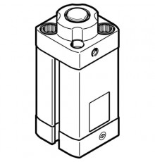 Стопорный пневмоцилиндр Festo DFSP-20-15-DS-PA