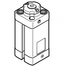 Стопорный пневмоцилиндр Festo DFSP-Q-20-10-DF-PA