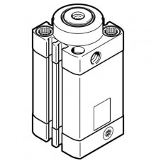 Стопорный пневмоцилиндр Festo DFSP-32-15-DF-PA