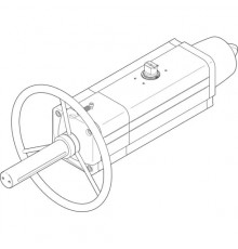 Неполноповоротный привод Festo DAPS-0180-090-RS2-F0710-MW
