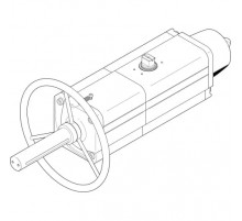 Неполноповоротный привод Festo DAPS-0480-090-RS2-F14-MW