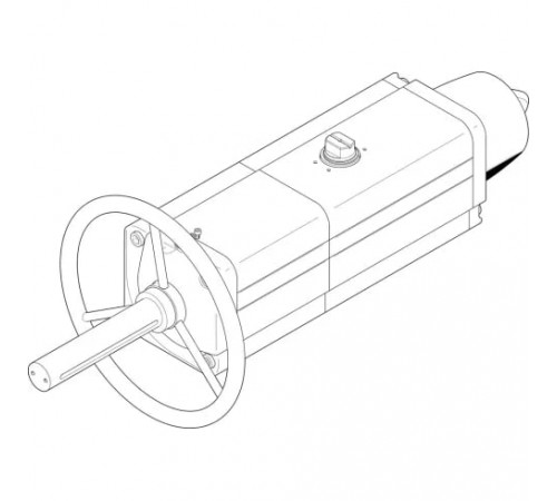 Неполноповоротный привод Festo DAPS-0720-090-RS2-F12-MW