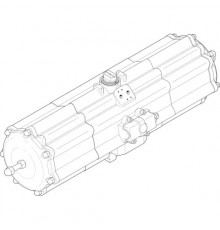 Неполноповоротный привод Festo DAPS-2880-090-RS2-F16-T6