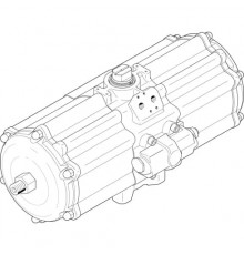 Неполноповоротный привод Festo DAPS-3840-090-R-F16-T6