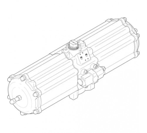 Неполноповоротный привод Festo DAPS-1920-090-RS2-F16-T6