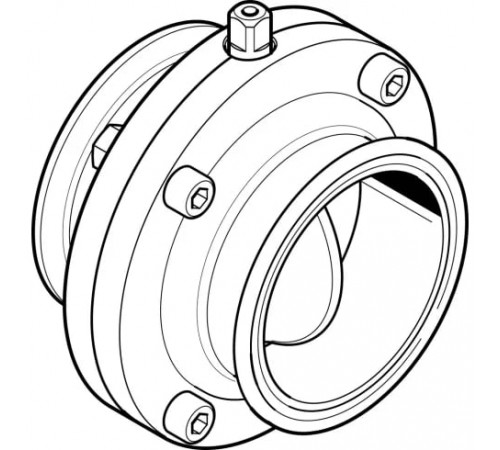 Поворотный затвор пищевой Festo VZFB-A-3&rdquo;-CC-V2V2E
