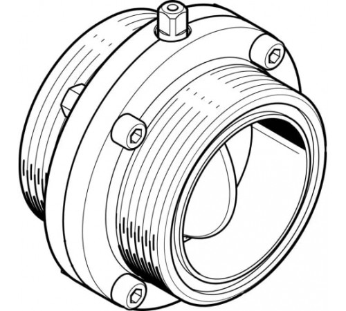 Поворотный затвор пищевой Festo VZFB-SZ-3&rdquo;-TT-V2V2E