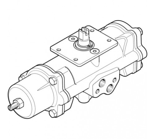 Неполноповоротный привод Festo DAPS-0015-090-RS1-F03-CR