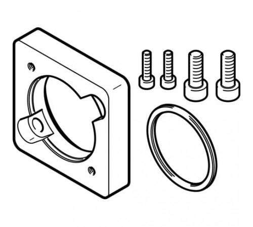 Фланец электродвигателя Festo EAMF-A-38A-40P