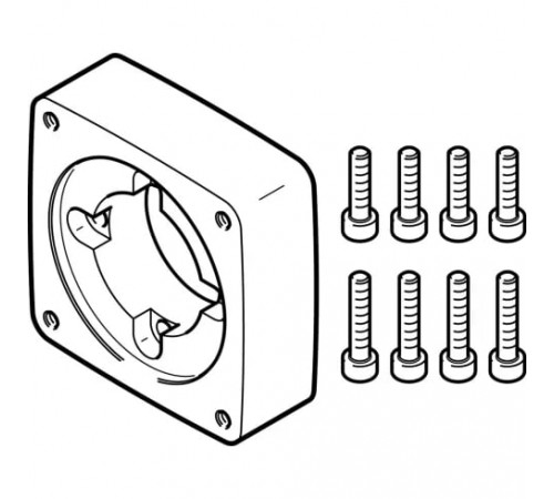 Фланец электродвигателя Festo EAMF-A-44C-60P