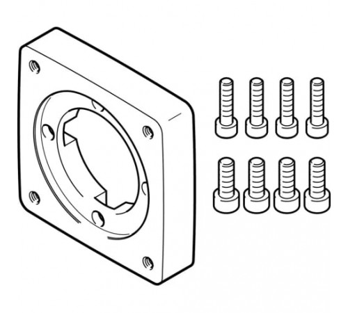 Фланец электродвигателя Festo EAMF-A-64A/C-80P